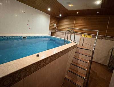 Зал №5 сауна Каскад — до 7 человек с бассейном